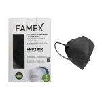 Famex Μάσκα Υψηλής Προστασίας ΜΑΥΡΟ FFP2 PFE?95% 10τμχ