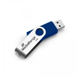 MediaRange USB flash drive, 4GB, blue/silver