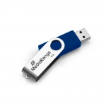 MediaRange USB flash drive, 8GB, blue/silver