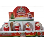 CHRISTMAS ΧΙΟΝΟΜΠΑΛΑ ΜΕ ΦΩΣ ΣΕ ΒΑΣΗ 6Χ5εκ.