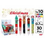  Στυλό CHRISTMAS 0.7mm 10 χρώματα