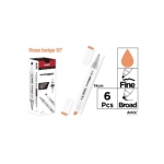 Μαρκαδόροι Οινοπνεύματος Artix Διπλοί Creative Markers 97 Rose Beige