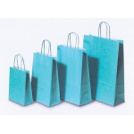 Next χάρτινη τσάντα Υ41x32x12εκ.γαλάζια με στριφτό χερούλι