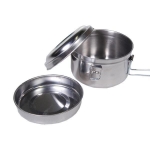 Φαγητοδοχείο inox-2 θέσεις & διάμετρο12εκ.
