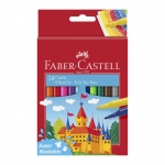ΜΑΡΚΑΔΟΡΟΙ FABER-CASTELL 554202 ΛΕΠΤΟΙ SUPER WASHABLE 24ΤΕΜ