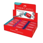 Γόμα Faber Castell dust free χρωματιστή.