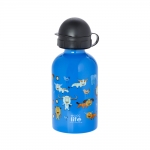 Ecolife Μεταλλικό μπουκάλι παιδικό ζωάκια 400ml