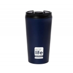 Ecolife Coffee Thermos Blue Black Matte 370ml