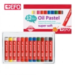 Λαδοπαστέλ +Efo Soft 12 χρώματα O10mm