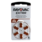 Rayovac Extra 312 Μπαταρίες Ακουστικών Βαρηκοΐας Extra 312