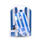OMEGA MOUSE WIRELESS 414 1600DPI FLAG GREECE (43371)