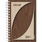 Ημερολόγιο Oscar σπιράλ 14,5 x 21,5 cm