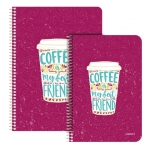 LGF COFFEE ΤΕΤΡΑΔΙΟ ΣΠΙΡΑΛ 17Χ25 2Θ 60Φ