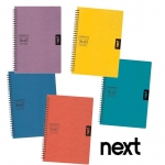 Next μπλοκ πρεσπάν σπιράλ 8x12εκ. 70φ.