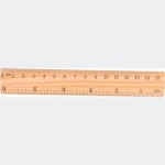 Χάρακας Ξύλινος Centrum 15cm