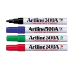 ΜΑΡΚΑΔΟΡΟΣ ARTLINE ΑΣΠΡΟΠΙΝΑΚΑ EK-500Α ΣΤΡΟΓΓΥΛΗ ΜΥΤΗ 2,0mm ΚΟΚΚΙΝΟ