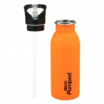 Ecolife Μεταλλικό ανοξείδωτο μπουκάλι Decor Purple 500ml (matte)