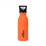 Ecolife Μεταλλικό ανοξείδωτο μπουκάλι Decor Οrange 500ml (matte)