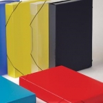 Κουτί με Λάστιχο ΡΡ 25x35x5εκ Μαύρο 05601