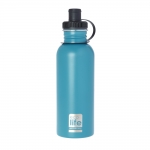 Ecolife Μεταλλικό μπουκάλι Aqua (matte) 600ml