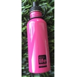 Ecolife Μεταλλικό μπουκάλι Pink 600ml