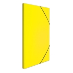 Κουτί με Λάστιχο Smart Paper πλαστικοποιημένο 25x35x1,5εκ Κίτρινο