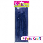 Σύρμα Πίπας Fabi 0.6x30cm 50τεμ Μπλε