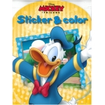 Βιβλιαράκι ζωγραφικής Sticker & Colour Mickey