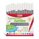 Μαρκαδόρος +Efo Supercolor Jumbo Γκρι