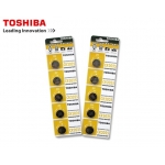 TOSHIBA ΜΠΑΤΑΡΙΕΣ COINS CR-2032 ΛΙΘΙΟΥ ΤΕΜΑΧΙΟ