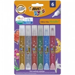 ΚΟΛΛΑ GLITTER BIC KIDS METALLIC B/6 6x10.5ml