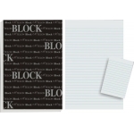 Μπλοκ ριγέ 200 φύλλα N.TELON ψαροκολλητό 20χ30