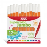 Μαρκαδόρος +Efo Supercolor Jumbo Πορτοκαλί