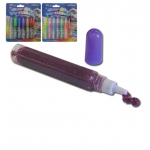 Blister με 6 μικρές κόλλες glitter 6ml