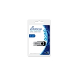 MediaRange USB 2.0 Flash Drive 8GB (Black/Silver).