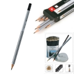 ΜΟΛΥΒΙ FABER CASTELL GRIP ΓΚΡΙ ΓΟΜΑΣ (ΗΒ)