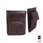 -ΚΛΕΙΔΟΘΗΚΗ ΔΕΡΜΑΤΙΝΗ 7.7Χ10.5 ΚΑΦΕ