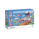 DODO PUZZLES ΤΡΕΝΑ - ΠΛΟΙΑ- ΑΕΡΟΠΛΑΝΑ 18Μ+ Νο300158 18ΤΕΜ