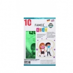 Famex Kids Μάσκα για παιδιά ΛΑΧΑΝΙ FFP2 υψηλής προστασίας PFE?95% 10τμχ