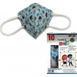 Famex Kids Μάσκα για παιδιά ΠΕΙΡΑΤΕΣ FFP2 υψηλής προστασίας PFE?95% 10τμχ