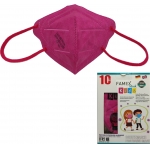 Famex Kids Μάσκα για παιδιά ΦΟΥΞΙΑ FFP2 υψηλής προστασίας PFE?95% 10τμχ