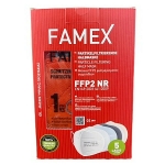 Famex Μάσκα Υψηλής Προστασίας ΚΟΚΚΙΝΟ FFP2 PFE 95% 10τμχ