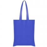 Τσάντα non woven μακρύ χερούλι μπλε Υ40x36εκ.