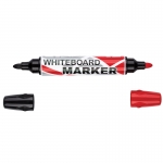 Μαρκαδόρος Ασπροπίνακα Centrum 2 Μύτες Μαύρο-Κόκκινο