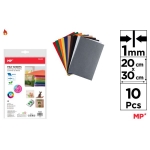 Μπλοκ τσόχας MP A4 10clrs 180gr