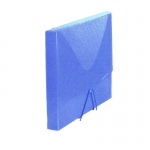 Comix κουτί με λάστιχο PP μπλε Α4 Y32x24x3.2εκ.