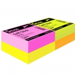 Αυτοκόλλητα χαρτάκια Sticki Neon 75x75mm 80Φ 7654-21