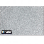 Χαρτόνι Glitter Fabi 50χ70εκ Ασημί