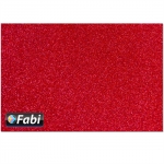 Χαρτόνι Glitter Fabi 50χ70εκ Κόκκινο