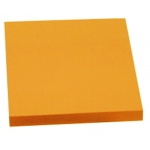 Αυτοκόλλητα χαρτάκια πορτοκαλί φωσφ. 7,6x7,6εκ.
